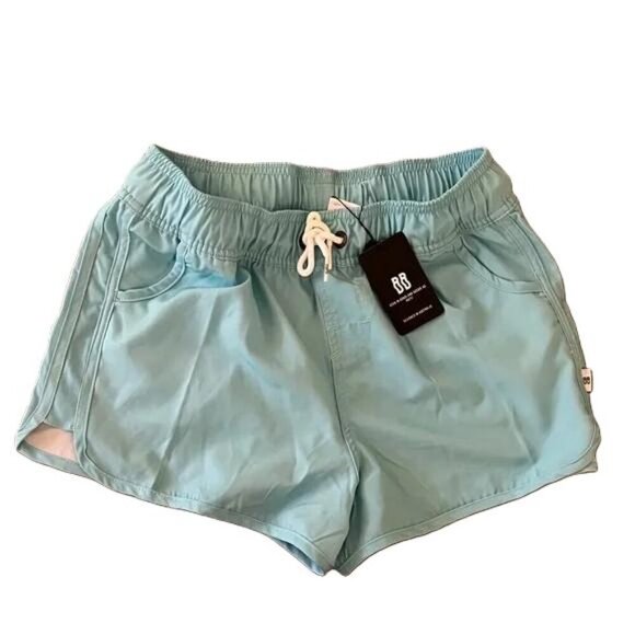 Bondi Beamer's Women's Athletic Beach Light Blue Shorts, Size 10 - Picture 1 of 5